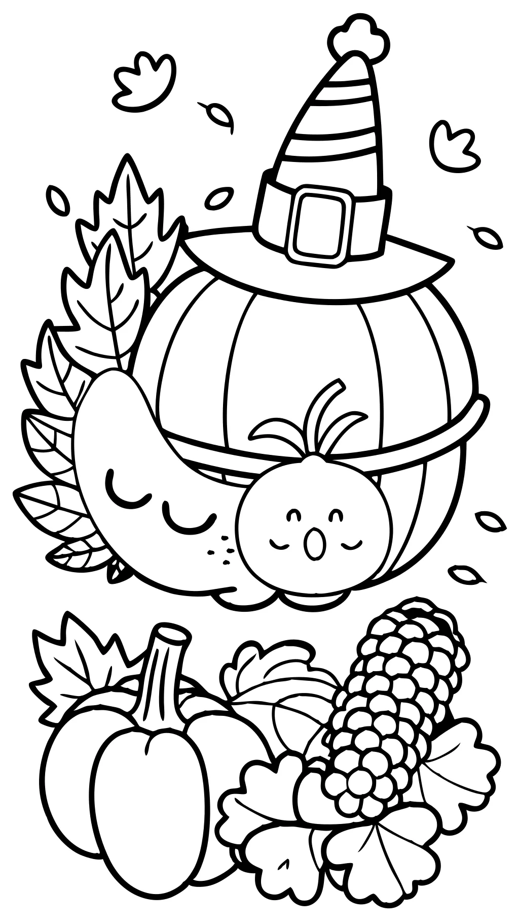 thanksgiving printable coloring pages free